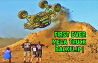 World’s First Mega Truck Backflip