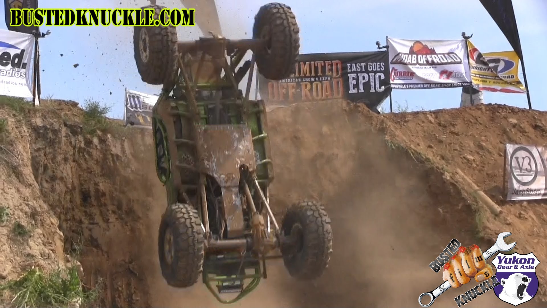 World's First Rock Bouncer Backflip Busted Knuckle Films