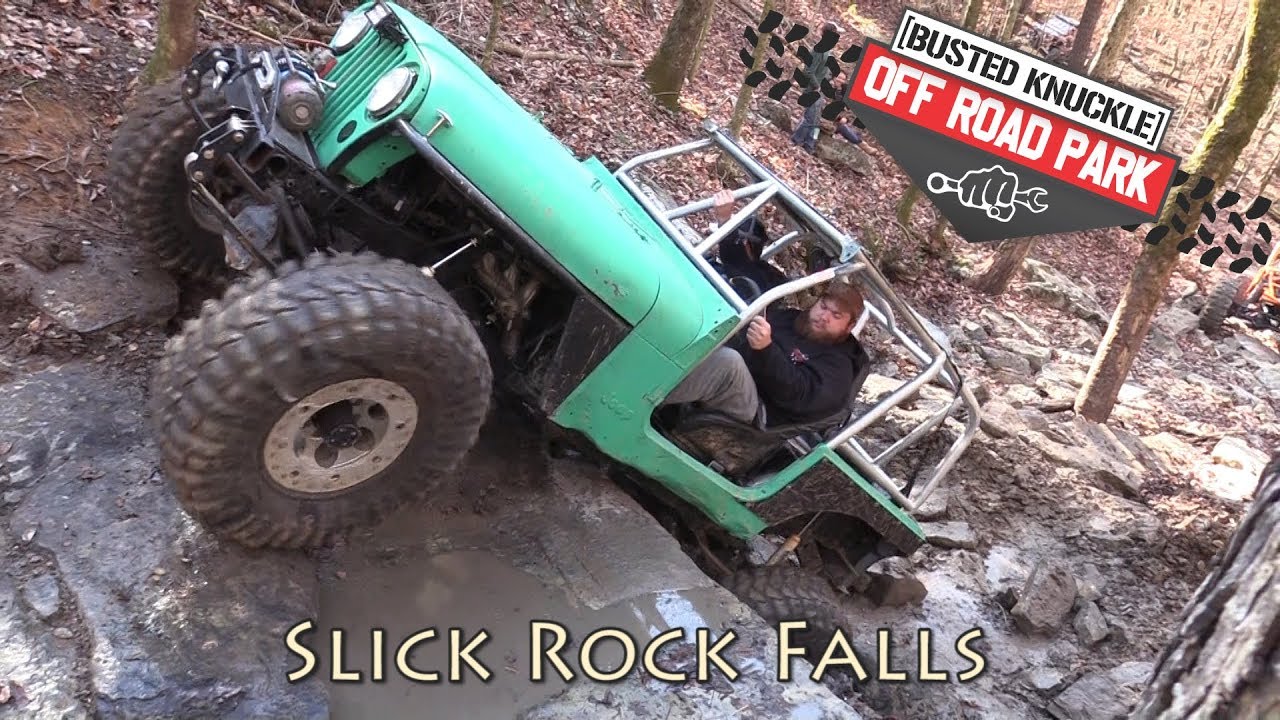 Slick Rock Falls at Busted Knuckle Off Road Park Busted Knuckle Films